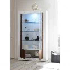 LC Spa Vitrine Urbino - Imitation noisetier / Blanc -Luxe Intérieur Magasin 1000178447 201029 09005900677 MOOD DETAILS P000000001000178447 mood