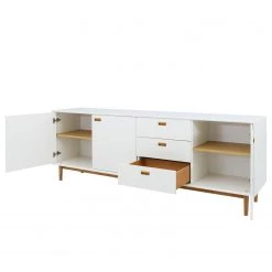 Tenzo Buffet Svea III - Blanc / Imitation chêne -Luxe Intérieur Magasin 1000179429 190724 06293600228 DETAILS P000000001000179429