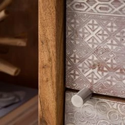 Ars manufacti Buffet haut Buuda - Partiellement en acacia massif - Écru / Acacia -Luxe Intérieur Magasin 1000182054 200227 06193100004 MOOD DETAILS P000000001000182054 mood