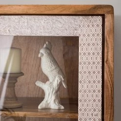 Ars manufacti Vitrine Buuda - Partiellement en acacia massif - Écru / Acacia -Luxe Intérieur Magasin 1000182056 200227 06193200015 MOOD DETAILS P000000001000182056 mood