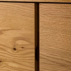 Ars Natura Buffet Nozza I - Placage en bois véritable - Chêne / Noir -Luxe Intérieur Magasin 1000182824 200214 14501900043 DETAILS P000000001000182824