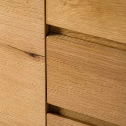 Ars Natura Buffet Nozza I - Placage en bois véritable - Chêne / Noir -Luxe Intérieur Magasin 1000182824 200214 14501900044 DETAILS P000000001000182824