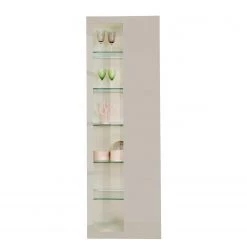 Now! by hülsta Vitrine hülsta now vision - Gris Sahara brillant - Porte en verre à gauche -Luxe Intérieur Magasin 1000183914 190807 12092100050 DETAILS P000000001000183914