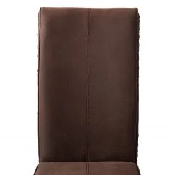 Ars Natura Chaises Julio (lot de 2) - Imitation cuir / Rotin - Marron vintage / Marron clair chiné -Luxe Intérieur Magasin 1000184166 200317 14454700009 DETAILS P000000001000184166