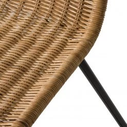 Ars manufacti Chaises Vuna (lot de 2) - Rotin / Métal - Rotin naturel / Noir -Luxe Intérieur Magasin 1000184175 200206 10111400025 DETAILS P000000001000184175