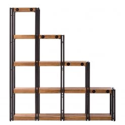 Ars manufacti Étagère Manchester - Acacia massif / Métal - Acacia / Anthracite -Luxe Intérieur Magasin 1000187007 200212 11301100002 DETAILS P000000001000187007