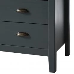 Maison Belfort Commode Rivery II - Pin massif - Anthracite -Luxe Intérieur Magasin 1000187578 200205 11113300057 DETAILS P000000001000187578