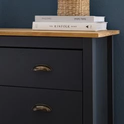 Maison Belfort Commode Rivery II - Pin massif - Anthracite -Luxe Intérieur Magasin 1000187578 201111 14522800024 DETAILS P000000001000187578