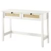 Maison Belfort Console Belleria - Pin massif - Blanc