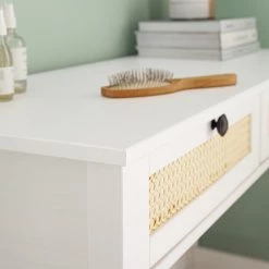 Maison Belfort Console Belleria - Pin massif - Blanc -Luxe Intérieur Magasin 1000187588 200430 14091300009 DETAILS P000000001000187588