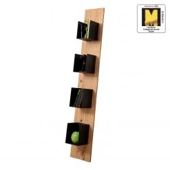 GWINNER Étagère Style II - Placage en bois véritable / Métal - Chêne / Anthracite -Luxe Intérieur Magasin 1000188717 191119 12335400004 ICON DETAILS P000000001000188717 icon seal
