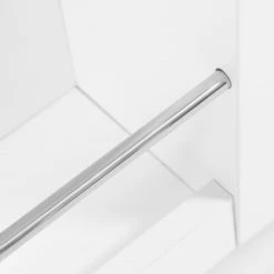 Loftscape Table haute Wincle - Métal - Blanc brillant / Chrome -Luxe Intérieur Magasin 1000189809 210813 11051700048 DETAILS P000000001000189809