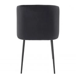 Jack & Alice Chaises Hollis (lot de 2) - Velours / Métal - Noir - Noir -Luxe Intérieur Magasin 1000189811 220322 031 DETAILS P000000001000189811