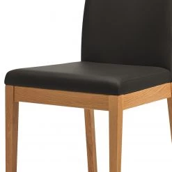 Schösswender Chaises Nora (lot de 2) - Cuir véritable / Chêne sauvage massif - Noir -Luxe Intérieur Magasin 1000191402 191120 16130500087 DETAILS P000000001000191402