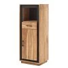 Ars Natura Buffet Weldon - Acacia massif / Placage en pierre / Acacia / Noir