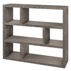 Temahome Étagère Dublin - Imitation béton - Imitation béton - Hauteur : 105 cm