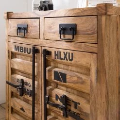 Wolf-Möbel Buffet Container II - Sheesham -Luxe Intérieur Magasin 1000202467 210127 06211500005 DETAILS P000000001000202467