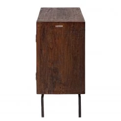 Wolf-Möbel Buffet Carving - Acacia massif / Métal - Acacia / Noir -Luxe Intérieur Magasin 1000202474 201008 14583000004 DETAILS P000000001000202474