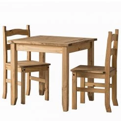 Maison Belfort Salle à manger Finca Rustica VI (3 él.) - Pin massif - Epicéa naturel