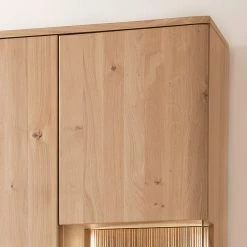 Loftscape Vitrine Salvo II - Partiellement en chêne massif - Planches de chêne Bianco / Gris -Luxe Intérieur Magasin 1000207361 200317 14292700112 DETAILS P000000001000207361