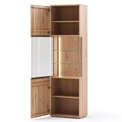 Loftscape Vitrine Salvo I - Partiellement en chêne massif - Planches de chêne Bianco / Gris -Luxe Intérieur Magasin 1000207372 200317 14303500200 DETAILS P000000001000207372