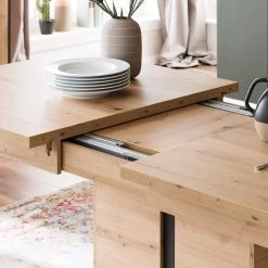 Loftscape Table Buena - Imitation planches de chêne / Anthracite -Luxe Intérieur Magasin 1000207377 200317 14310500242 DETAILS P000000001000207377