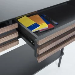 Norrwood Console Kipra - Noyer contreplaqué - Graphite -Luxe Intérieur Magasin 1000209371 200422 06562600003 DETAILS P000000001000209371