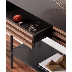 Norrwood Console Kipra - Noyer contreplaqué - Graphite -Luxe Intérieur Magasin 1000209371 200824 12281000002 DETAILS P000000001000209371