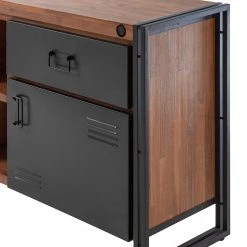 Ars manufacti Buffet Manchester VI - Acacia massif / Métal - Acacia / Anthracite -Luxe Intérieur Magasin 1000210964 201027 09484600034 DETAILS P000000001000210964