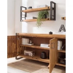 Ars manufacti Buffet Manchester VI - Acacia massif / Métal - Acacia / Anthracite -Luxe Intérieur Magasin 1000210964 210121 12574800025 DETAILS P000000001000210964