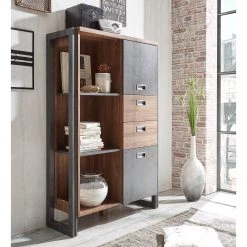 Ars manufacti Étagère Marton III - Imitation chêne Stirling / Anthracite -Luxe Intérieur Magasin 1000211532 200424 13265400122 MOOD DETAILS P000000001000211532 mood