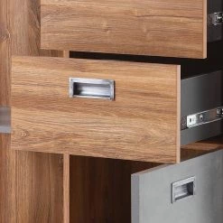 Ars manufacti Étagère Marton III - Imitation chêne Stirling / Anthracite -Luxe Intérieur Magasin 1000211532 200424 13265500125 DETAILS P000000001000211532