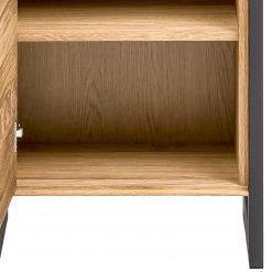 Naturoo Vitine Ironwood - Placage en bois véritable / Métal - Chêne vieilli / Gris -Luxe Intérieur Magasin 1000213210 200512 14001500015 DETAILS P000000001000213210