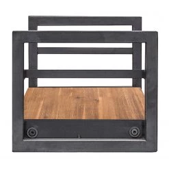 Ars manufacti Tablettes murales Manchester (lot de 2) - Acacia massif / Métal - Acacia / Anthracite - Largeur : 110 cm -Luxe Intérieur Magasin 1000213217 200831 09510000015 DETAILS P000000001000213217