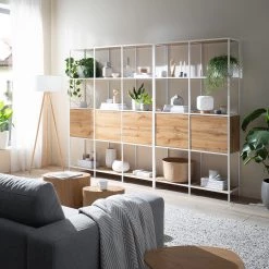 Fredriks Étagère Meon III - Imitation chêne - Largeur : 101 cm -Luxe Intérieur Magasin 1000213233 201124 10310700016 MOOD DETAILS P000000001000213233 mood