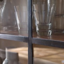 Maison Belfort Buffet Vianne - Manguier massif / Métal - Manguier / Noir -Luxe Intérieur Magasin 1000214037 210311 11144100009 DETAILS P000000001000214037