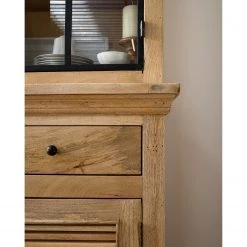 Maison Belfort Buffet Vianne - Manguier massif / Métal - Manguier / Noir -Luxe Intérieur Magasin 1000214037 210311 11144400011 DETAILS P000000001000214037