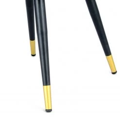 Kayoom Chaise à accoudoirs Amino - Velours / Acier - Gris / Doré -Luxe Intérieur Magasin 1000214226 200529 06073300373 DETAILS P000000001000214226