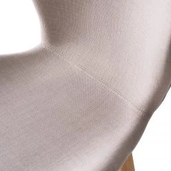 Mørteens Chaises de bar Livaras (lot de 2) - Hévéa massif - Hévéa - Tissu Radis: Crème -Luxe Intérieur Magasin 1000215110 210115 12245700006 DETAILS P000000001000215110