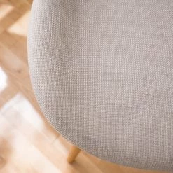 Mørteens Chaises de bar Livaras (lot de 2) - Hévéa massif - Hévéa - Tissu Radis: Crème -Luxe Intérieur Magasin 1000215110 210128 11592300005 DETAILS P000000001000215110