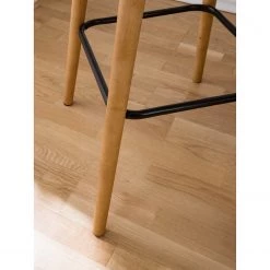 Mørteens Chaises de bar Livaras (lot de 2) - Hévéa massif - Hévéa - Tissu Radis: Crème -Luxe Intérieur Magasin 1000215110 210128 11592300006 DETAILS P000000001000215110