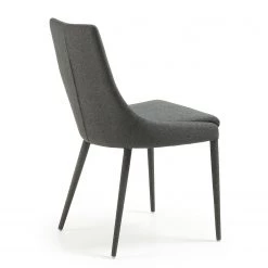 Loftscape Chaises capitonnées Doyline I (lot de 2) - Tissu / Acier - Gris foncé -Luxe Intérieur Magasin 1000216163 200623 13433500035 DETAILS P000000001000216163