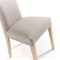 Maison Belfort Chaises capitonnées Ellerby I (lot de 2) - Tissu / Hêtre massif - Hêtre - Beige -Luxe Intérieur Magasin 1000216177 200623 13450900131 DETAILS P000000001000216177