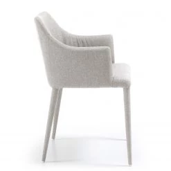 Loftscape Chaises à accoudoirs Dayline I (2 él.) - Tissu / Acier - Gris clair -Luxe Intérieur Magasin 1000216182 200623 13454500164 DETAILS P000000001000216182