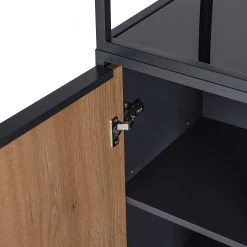 Red Living Étagère Barview - Placage en chêne - Chêne / Anthracite -Luxe Intérieur Magasin 1000218360 210318 07394400005 DETAILS P000000001000218360