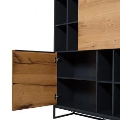 Red Living Buffet haut Barview - Placage en chêne - Chêne / Anthracite -Luxe Intérieur Magasin 1000218365 210319 11334900029 DETAILS P000000001000218365