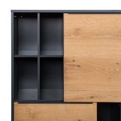 Red Living Buffet haut Barview - Placage en chêne - Chêne / Anthracite -Luxe Intérieur Magasin 1000218365 210319 11334900030 DETAILS P000000001000218365