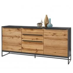 Red Living Buffet Barview I - Placage en chêne - Chêne / Anthracite -Luxe Intérieur Magasin 1000218372 201118 06053400027 DETAILS P000000001000218372