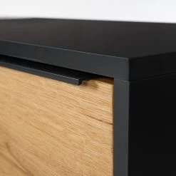 Red Living Buffet Barview I - Placage en chêne - Chêne / Anthracite -Luxe Intérieur Magasin 1000218372 210420 14111200011 DETAILS P000000001000218372