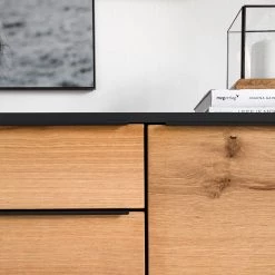 Red Living Buffet Barview I - Placage en chêne - Chêne / Anthracite -Luxe Intérieur Magasin 1000218372 210527 08075200004 MOOD DETAILS P000000001000218372 mood